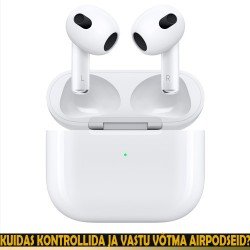 Kuidas kontrollida ja vastu võtma AirPodseid?